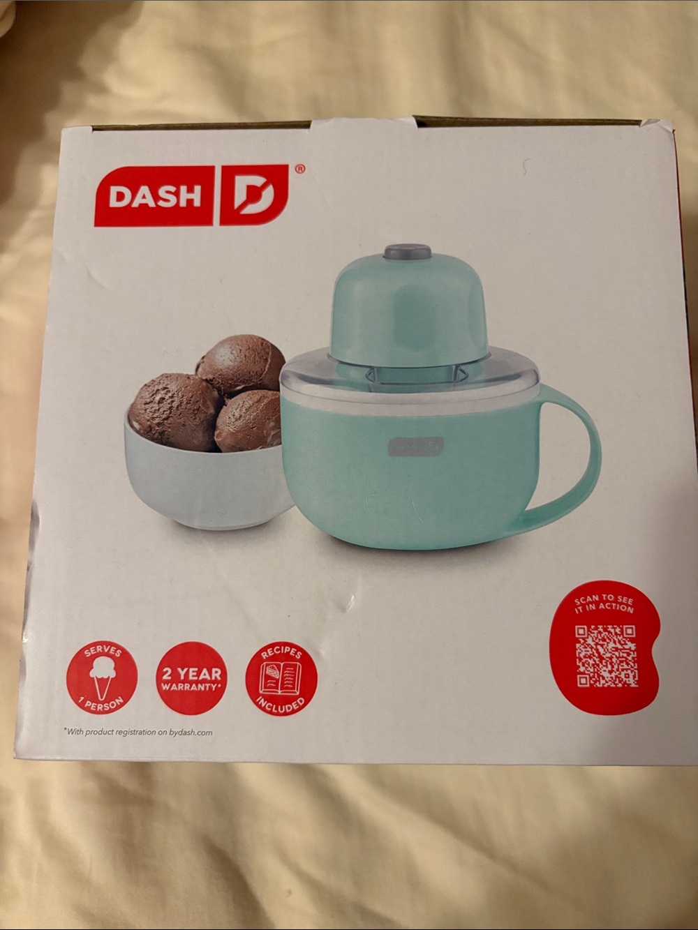 Dash Mint Green Ice Cream Maker - Picture 2 of 3